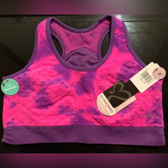QT Intimates Double Dare Reversible Sports Bra Size XL NWT - Picture 2 of 3